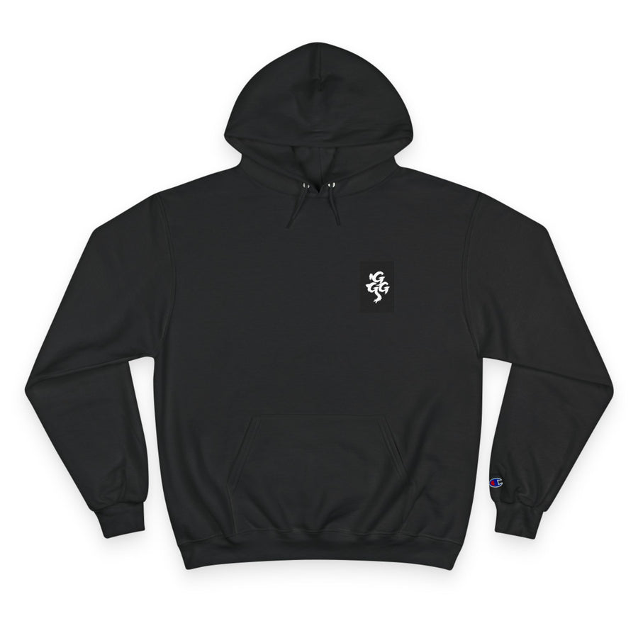 Champion Hoodie – Black Graphic Music Poster Hoodie (Rotten Apple R•nin Tour)